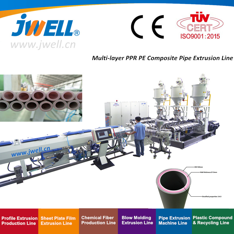 Plastic Extruder/Plastic Machine/Three Layers PPR Pipe Extruder/Hot Cold Water Pipe Production Line