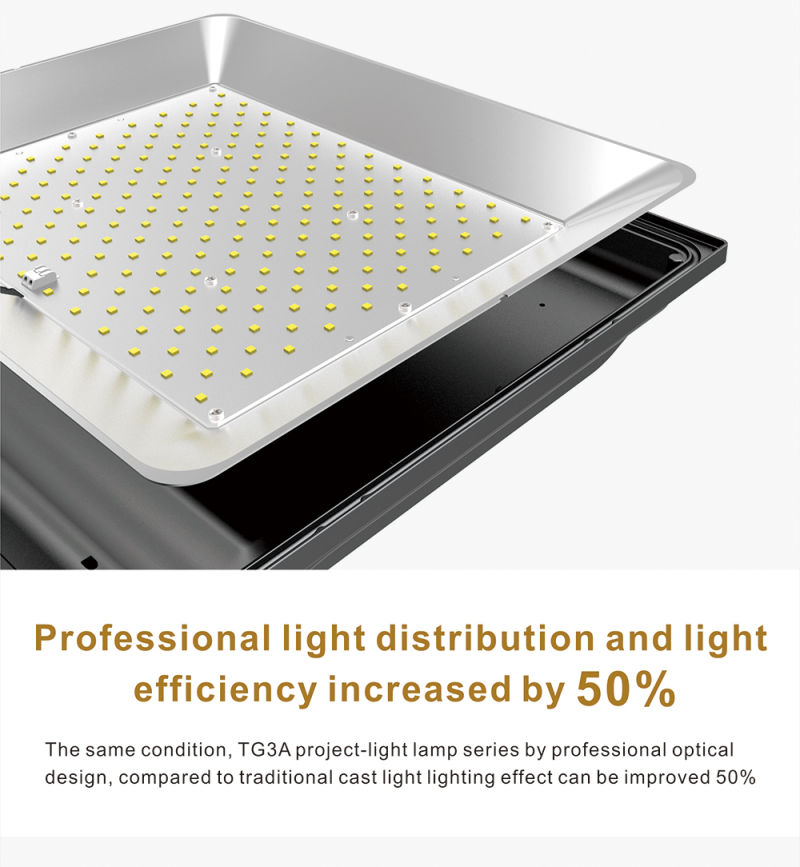 100W LED Flood Lighting with High Lumen Efficiency for Warehouse