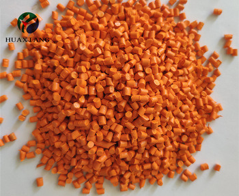 Orange Color Masterbatch with Plastic Recycling Pellet Price