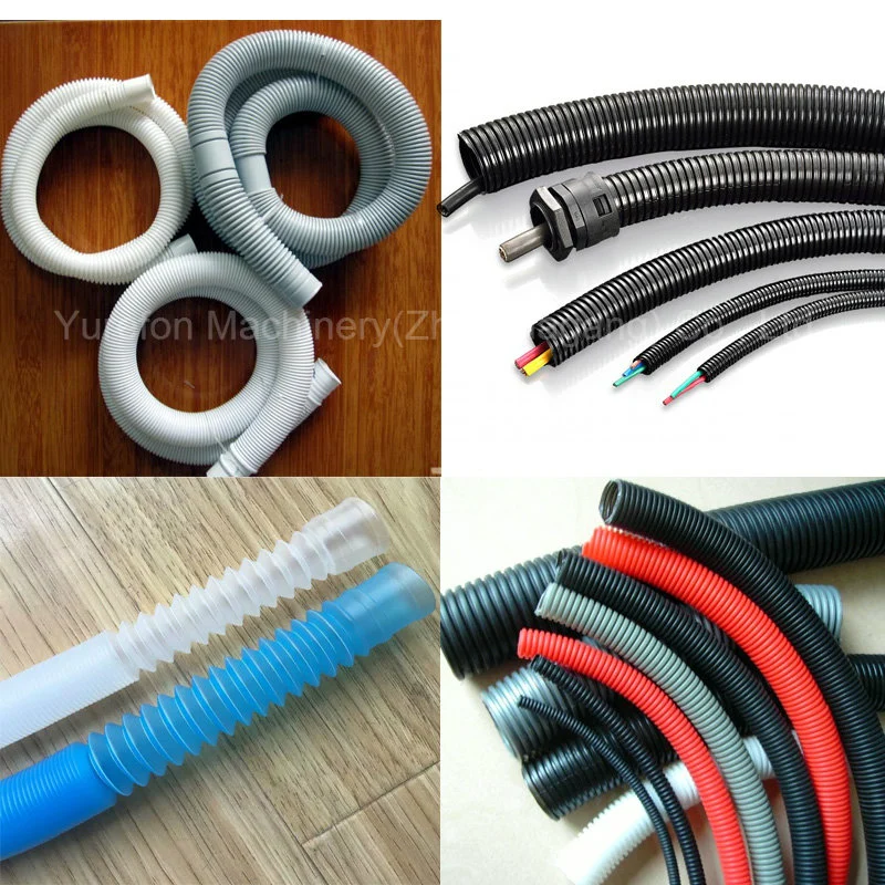 HDPE PVC Flexible Single Wall Double Wall Corrugated Pipe Plastic Extrusion Machine