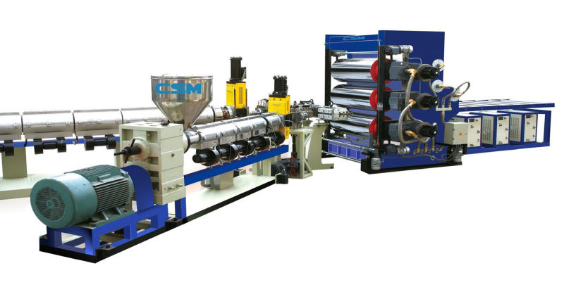 Plastic PP PE ABS Sheet Single Layer Extruder Extruding Making Machine