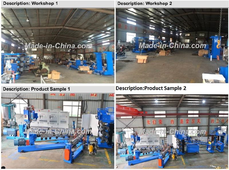 Luggage Bag Making Plastic Recycling Extruder Machine for Suitcase