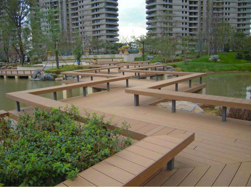 Cheap Wooden Plastic Composite Decking Recycled Plastic Lumber WPC Deck