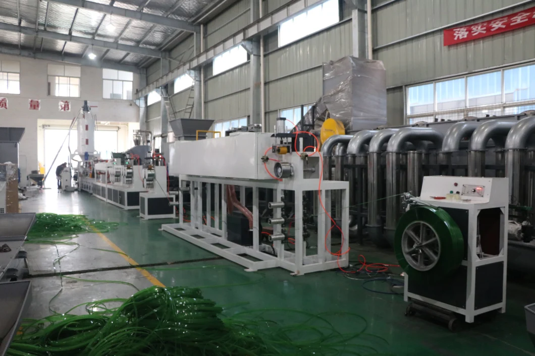 Single Screw Extruder For PET Belt Strapping Band PP Strapping Making Machine Line