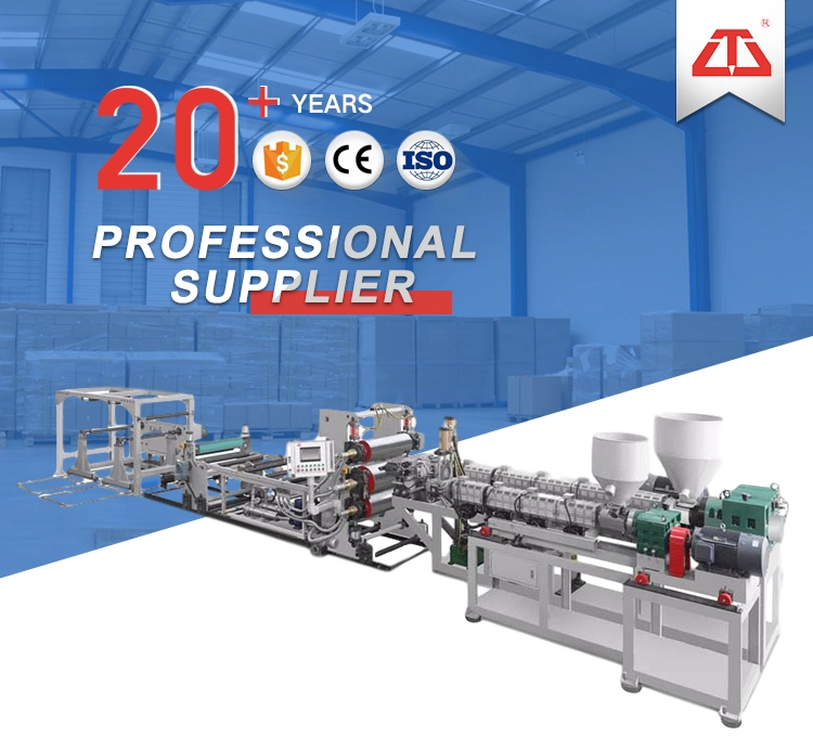 High Quality Double Screw Co-Extrusion Plastic Sheet Extruder