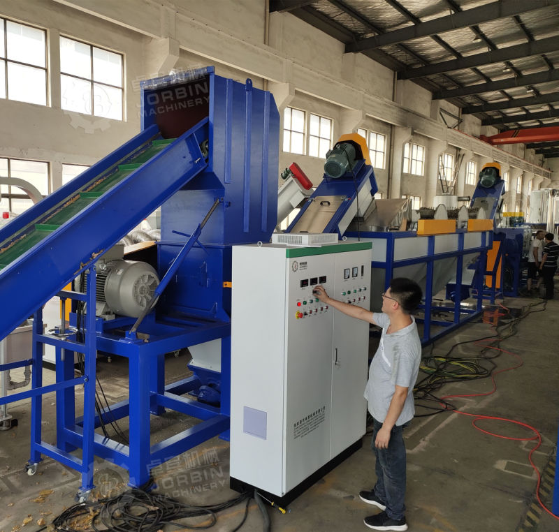 Full Automatic Plastic Washing Machine with 500kg/H for Ecuador Customer