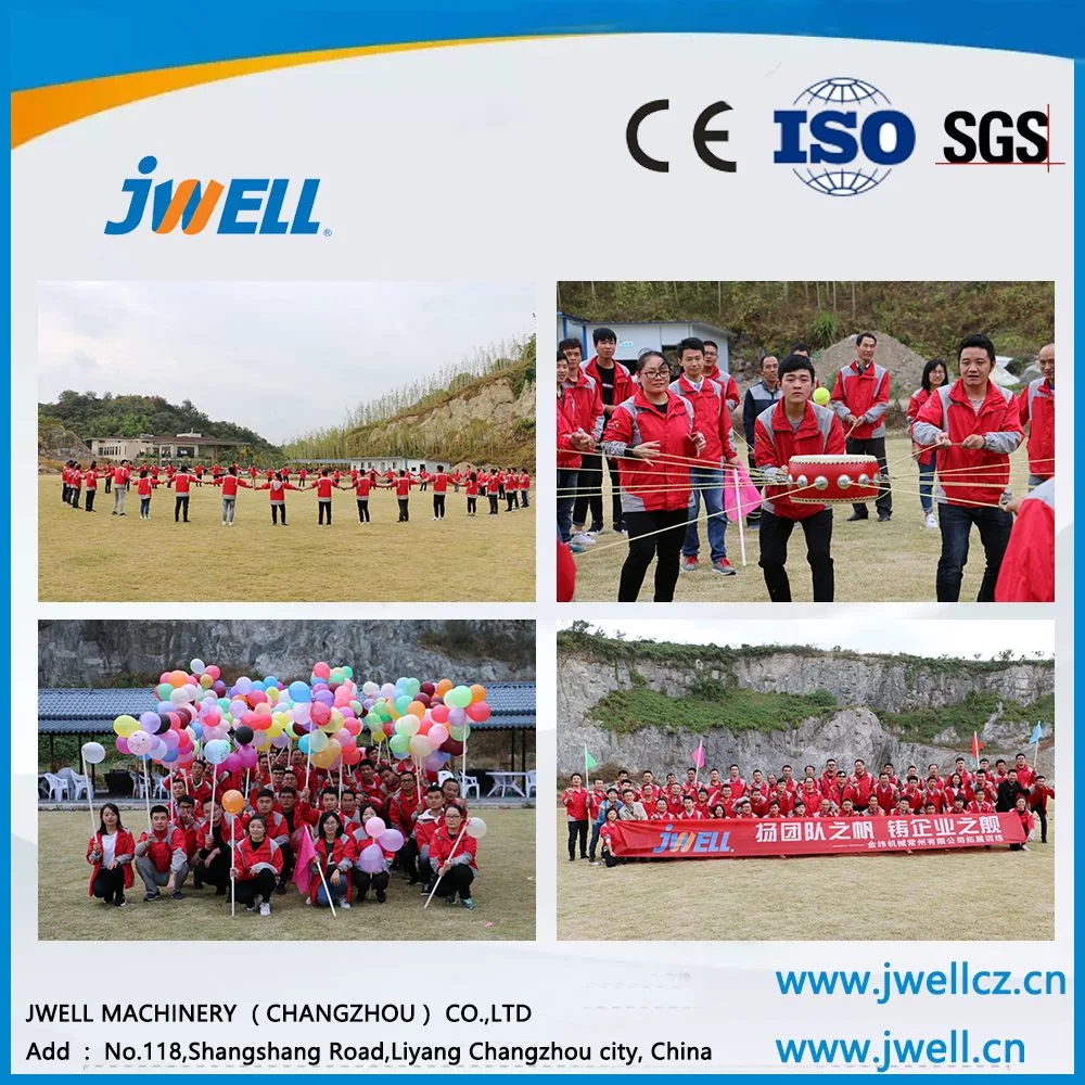 Jwell Large Diameter HDPE Heat Preservation Pipe Plastic Machine/Plastic Recycling Machine