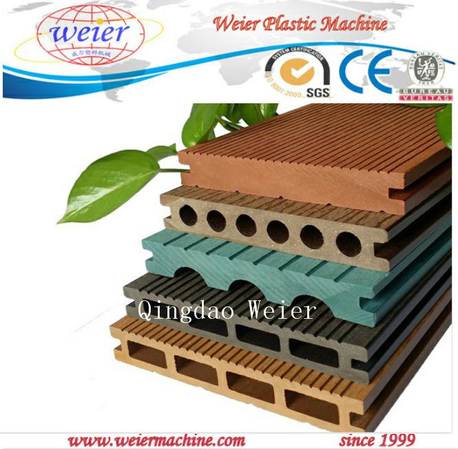 200kg/H WPC Extruder for Wood Plastic Decking Board of Two Layers