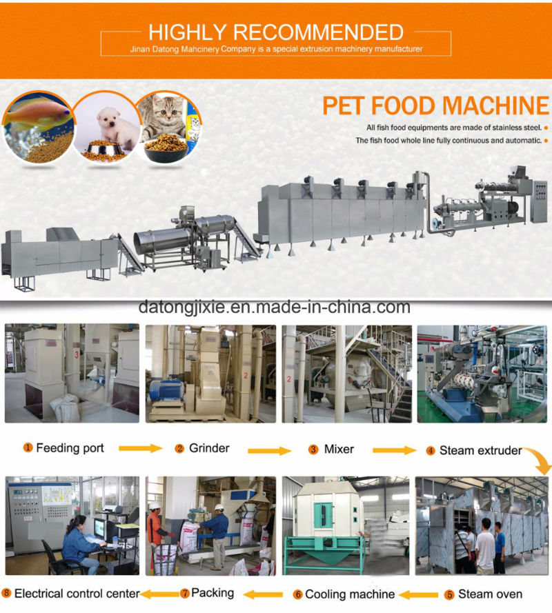 Aqua Feed Extruder Machine/Pet Feed Floating Fish Feed Extruder