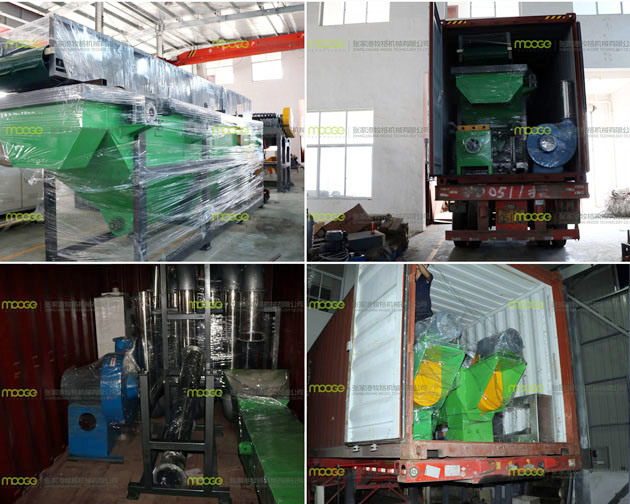 Plastic PP PE Bottle Crushing Washing recycling Line