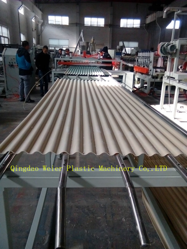 Chinese Supplier PVC Roof Tile Extrusion Line