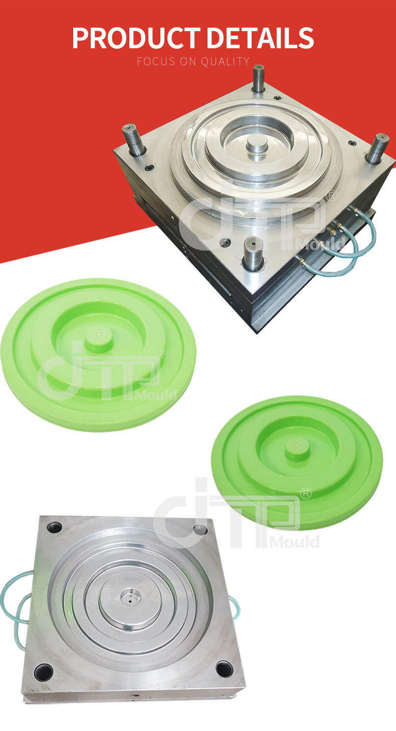 Bucket Lid of Plastic Round Bucket Plastic Injection Mould