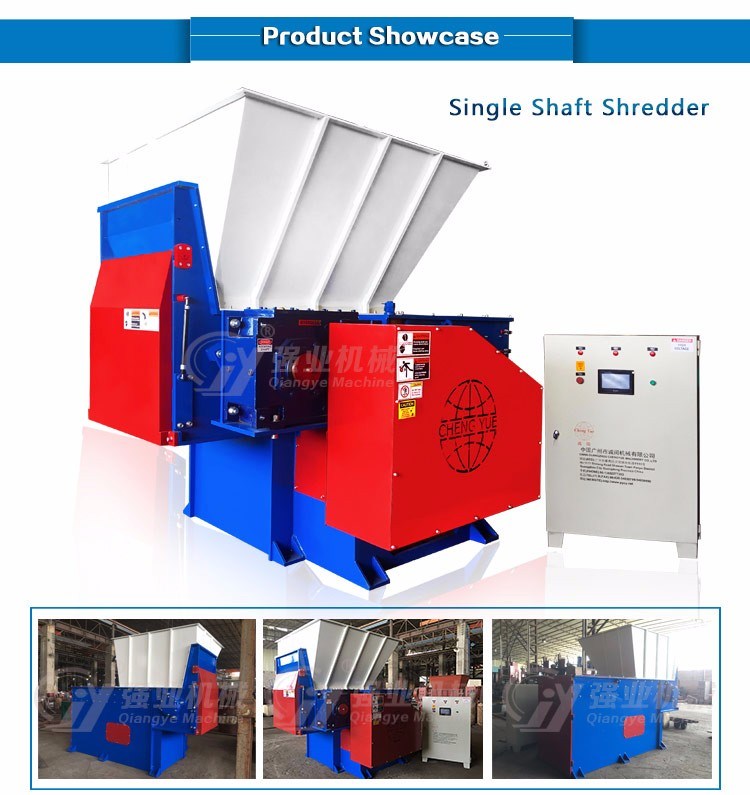 Single Shaft Shredder Machine for Plastic Shredding