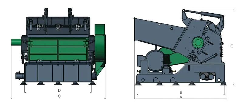Machinery Pallet Pipe Profile Plastic Recycling Washing Line Crusher Granulator