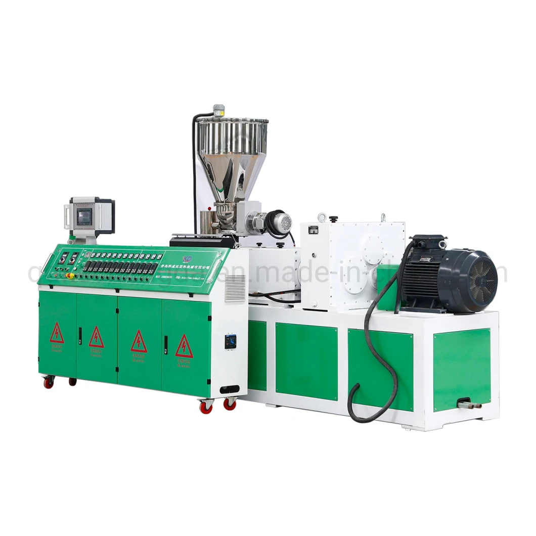Plastic Double Screw Extruder Conical Twin Screw Extruder Machine for PVC Wall Panel Production Machine