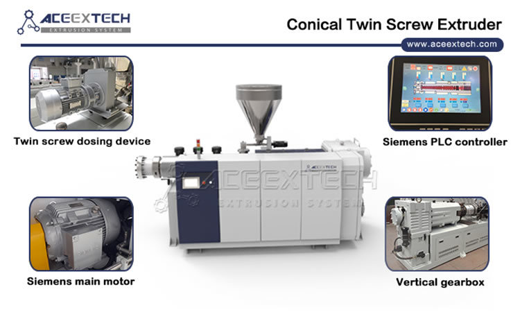 PVC Double Pipes Extrusion Machine