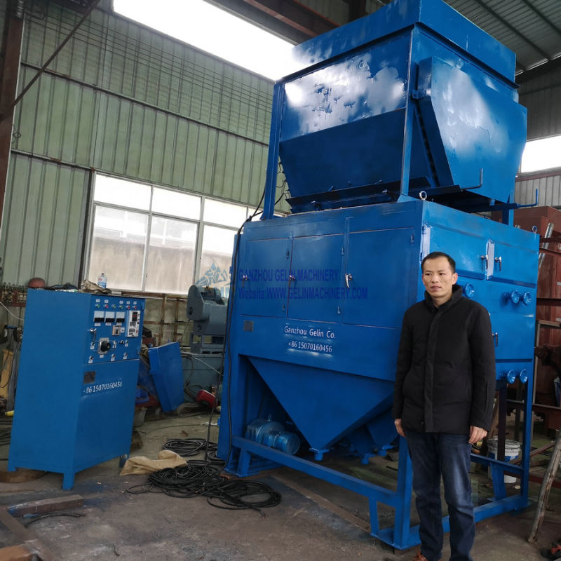Dry Electrostatic Separator Plastic Cable Copper Aluminum Recycling Machine