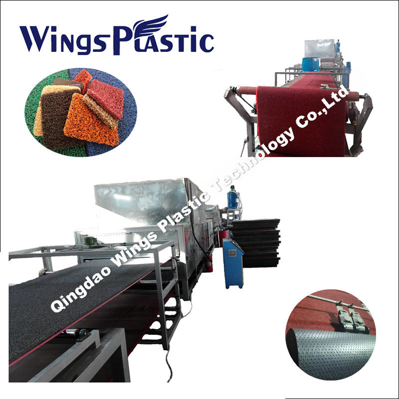 Plastic PVC Coil Floor Mat Production Line / Making Machine / Extruder Machine