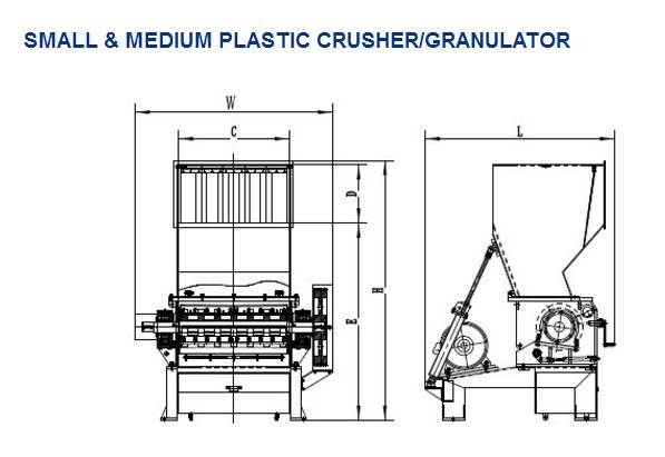 Medium Size Crusher/Plastic Crusher/Plastic Granulator/Metal Crusher/PC3280
