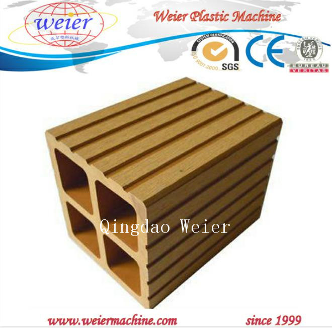 WPC PE Wood Plastic Extruder Machine Line