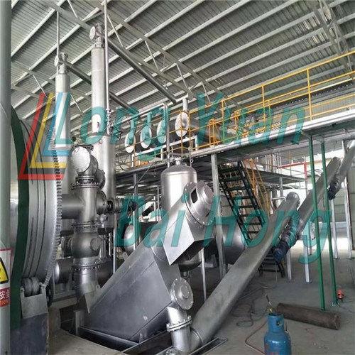 Waste Tyre Plastic Distillation Oil Recycling Pyrolysis Machine