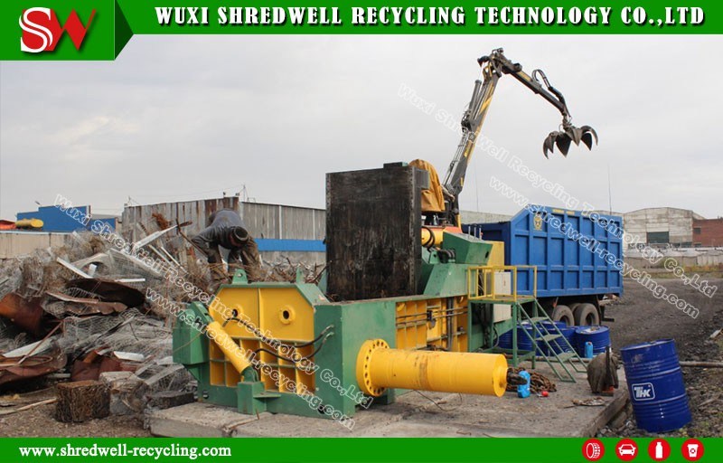 Hydraulic Scrap Metal Baling Machine for Recycling Waste Steel/Aluminum Cans