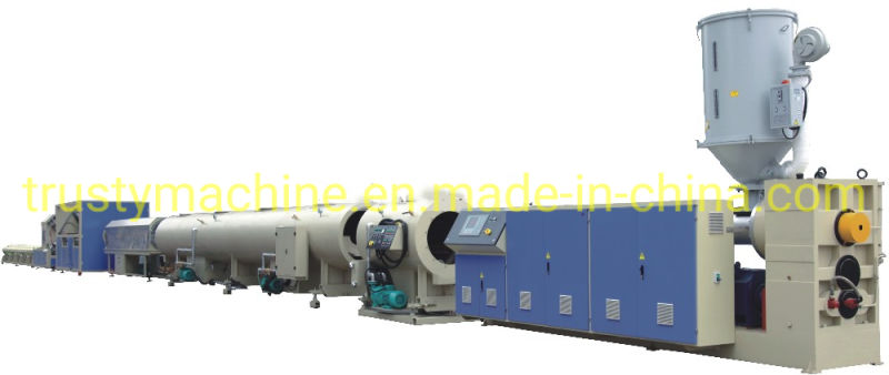 Low Failure Rate Plastic Pipe Extrusion Machine/Single-Screw PE/PPR Pipe Extruder Manufacture