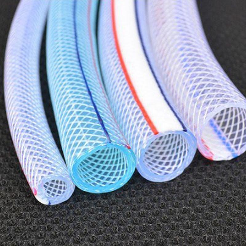 Clear PVC Fiber Nylon Braided Reinforced Plastic Water Pipe Hose