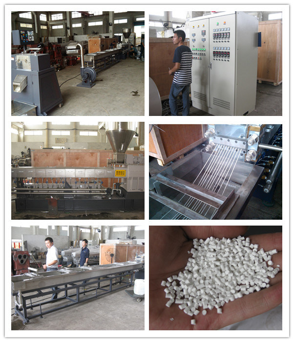 PP/PE/PVC Plastic Resin Pellets Granules Production Line