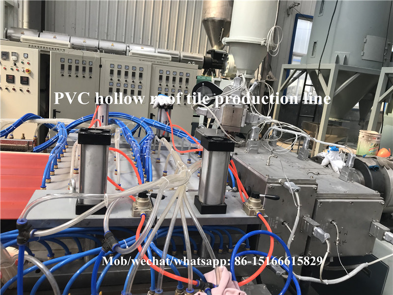 Good Factory Price! Plastic Hollow Roof Tile Extruder/ Extruding Machine