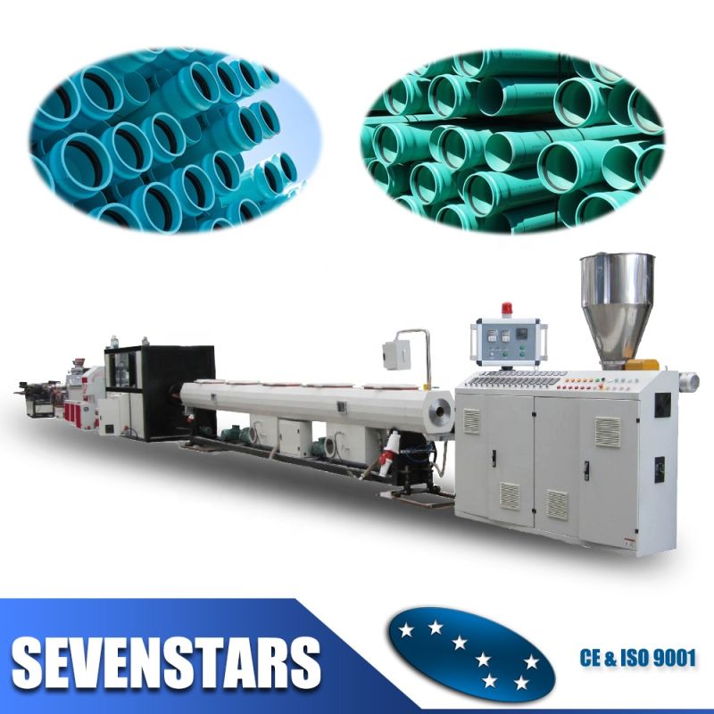 Double Two Cavity PVC Pipe Extruding Machine