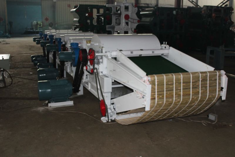 Waste Clothes Recycling Machine / Cotton Textile Tearing Machine