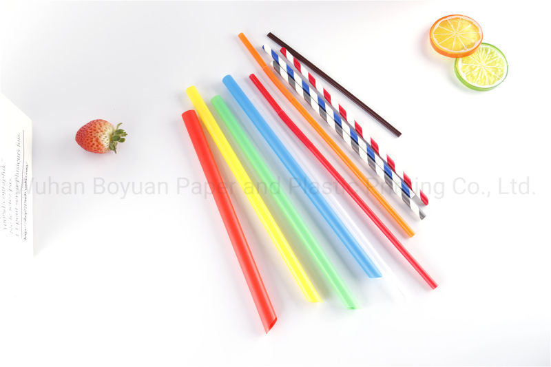 Food Grade Colorful Straigh Drinking Straw for Plastic Paper Cup