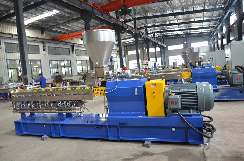 Plastic Filling and Compounding Twin Screw Granules Making Extruder
