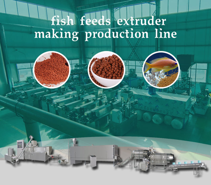 automatic fish feed extruder machine feed processing machines for fish