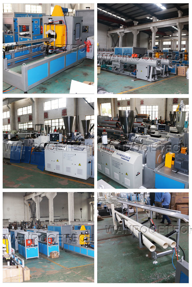 WPC Making Machine Extruder PVC Pipe Extrusion Line