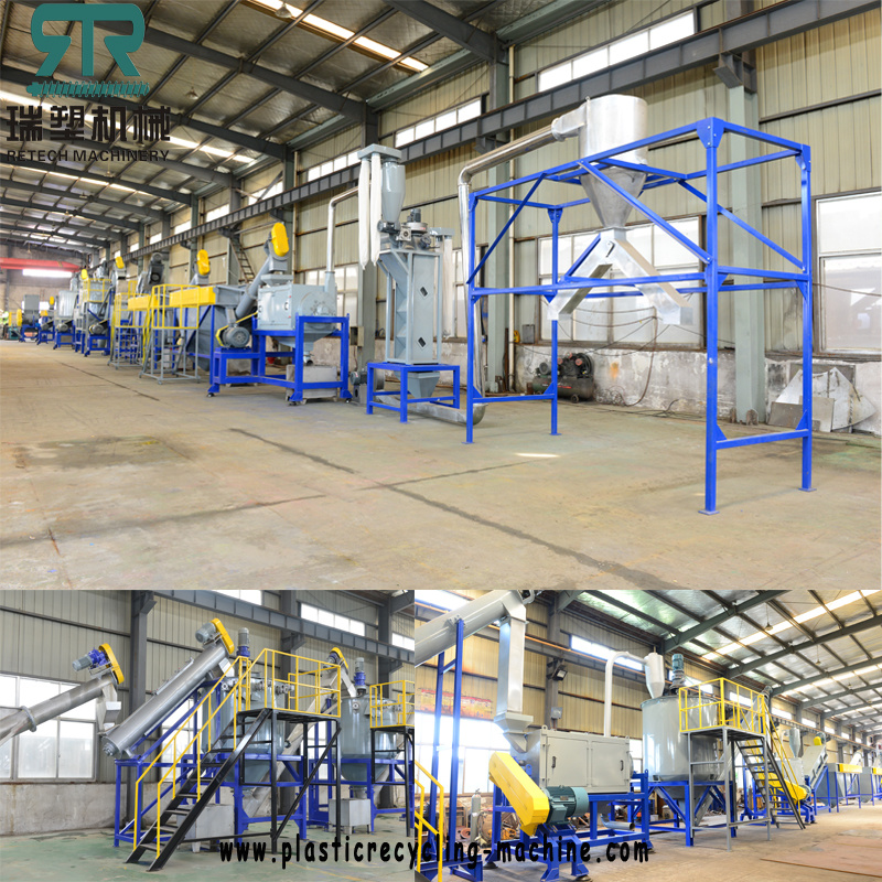 Plastic Recycling Manufacturer Pet Flakes Recycling Machine