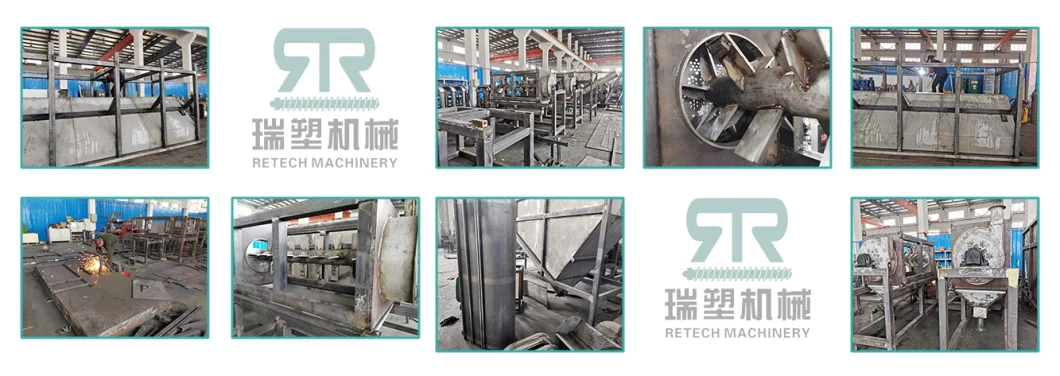 Pet Plastic Recycling Machine Dirty Bottle Recycling Washing Machine with Friction Washer