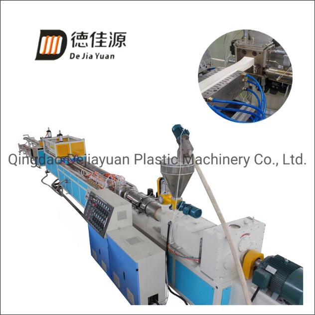 PVC PE Wood Plastic WPC Profile Production Line Extrusion Machinery (SJSZ65/132)