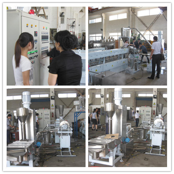 Tse-75 PP with Sbs TPR Sole Material Water Ring Pelletizing Plastic Extruder Machine