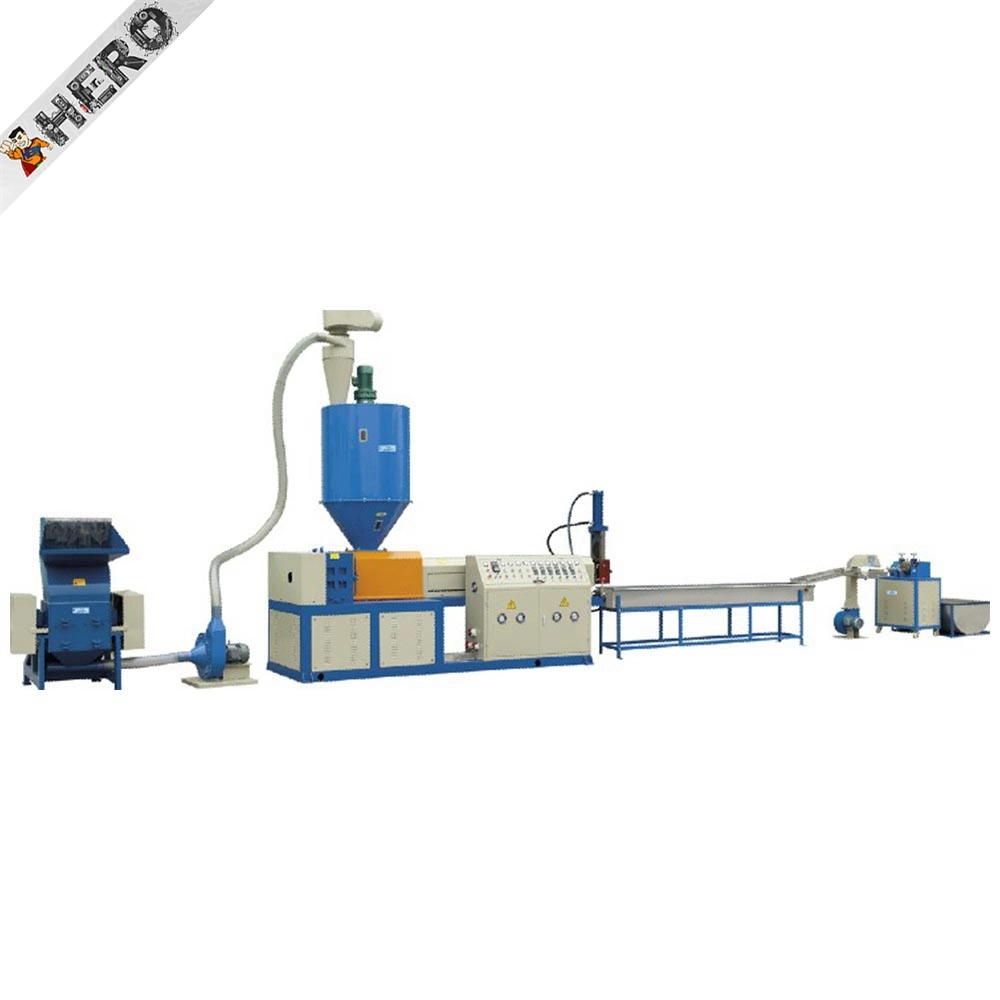 HDPE Extruder Second Hand Small Cost Plastic Waste Recycling Machine