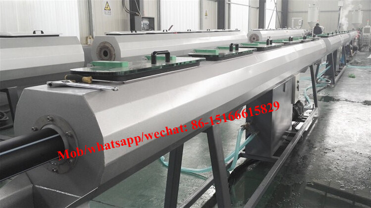 PE/PP Plastic Processed and Single Screw Extruding Machine for Making16-630mm Pipes
