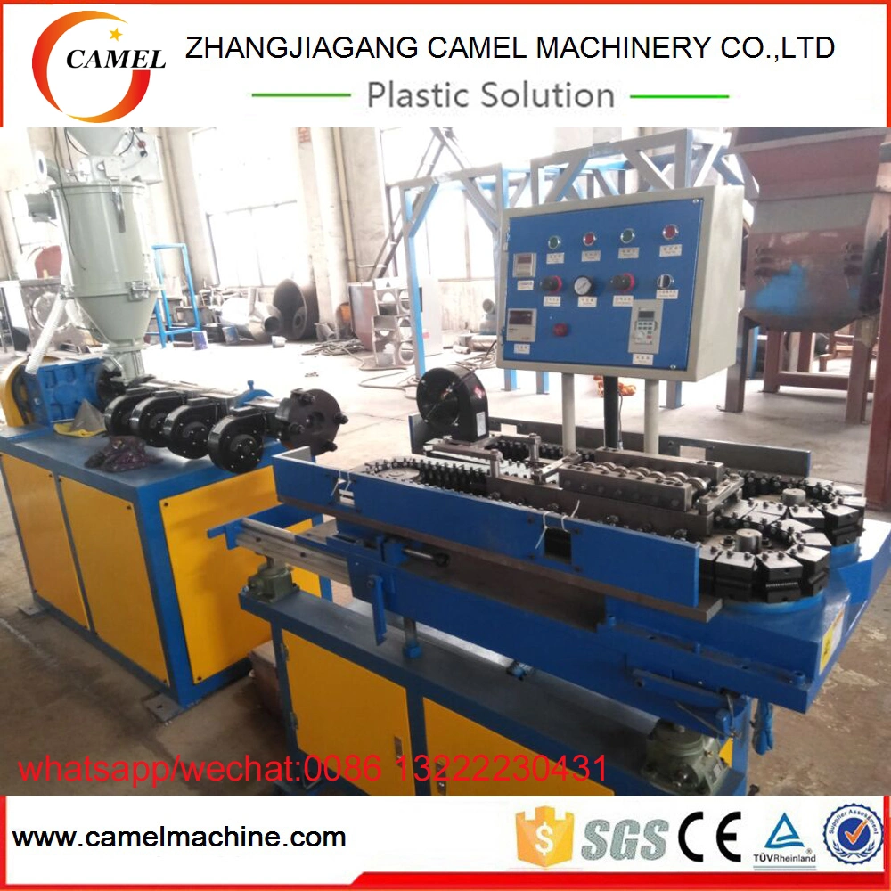 Single Wall Corrugated Pipe Machine with Single Screw Plastic Extruder