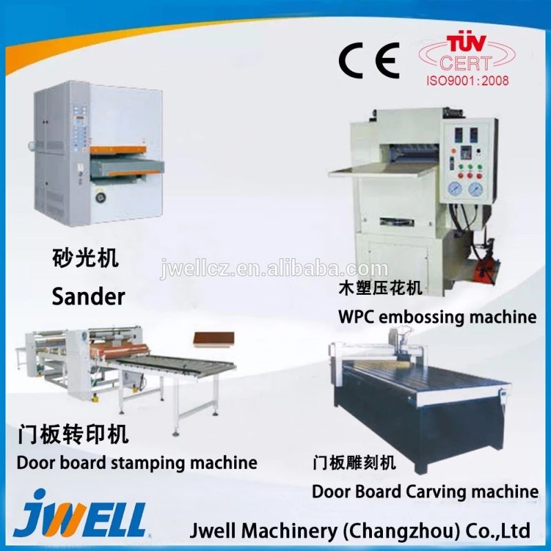 Jwell High Efficiency LDPE/MDPE/HDPE Extrusion Line for Wood Tray Plastic Pipe/Profile Extruder Machine