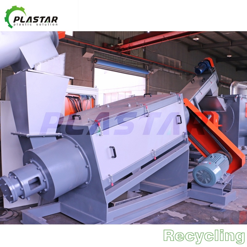 500kg Polythene Bags Plastic Waste Recycling Machine