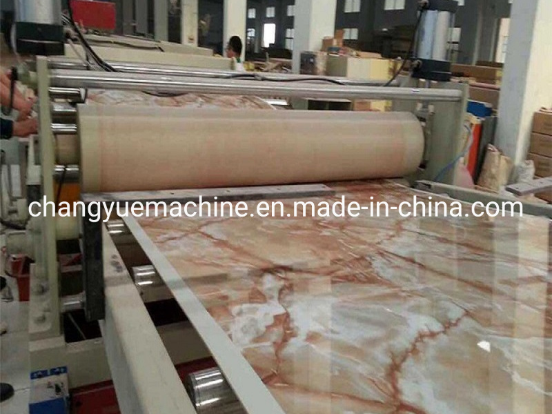 Plastic PVC Marble Sheet Extruder Line