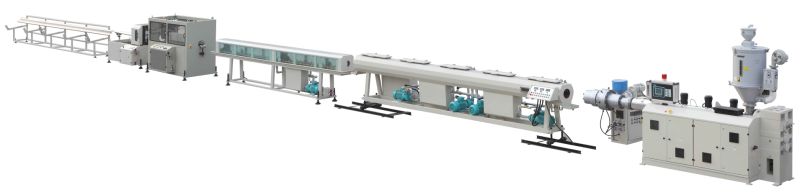High Density Polyethylene HDPE Pipe Production Line / Extruder Machine