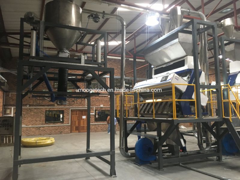 China PET bottle recycling equipment / waste plastic recycling machine