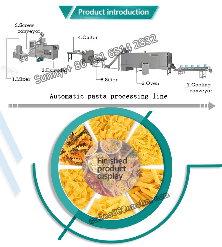 Automatic Pasta Extrusion Machine Macaroni Extrusion Machine