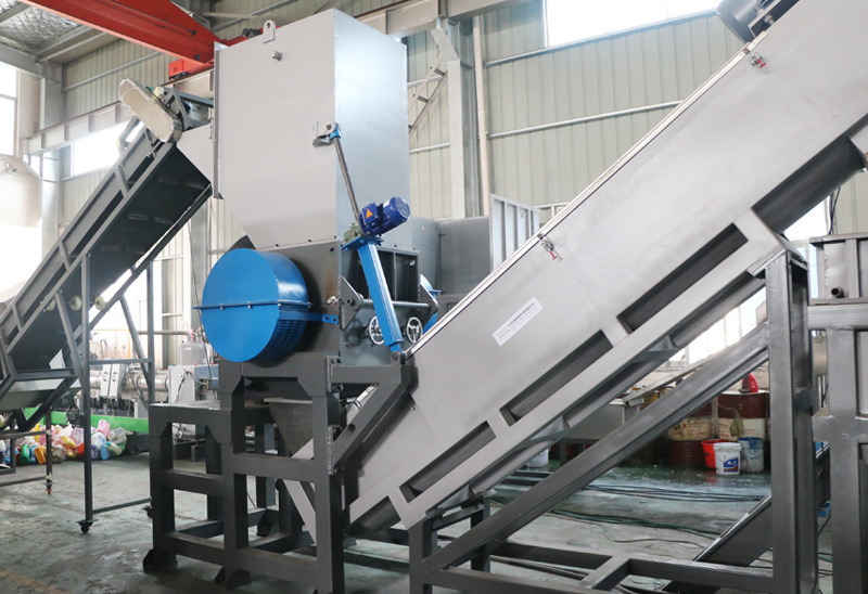 pp waste plastic flake recycling machine